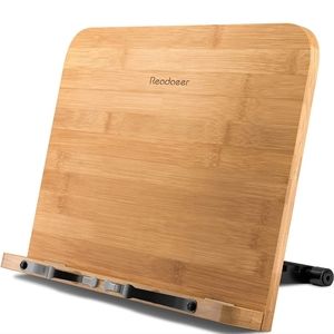 Readaeer Bamboo Book Stand